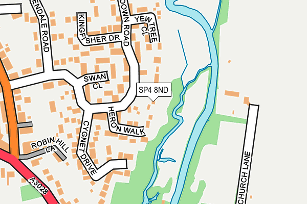 SP4 8ND map - OS OpenMap – Local (Ordnance Survey)