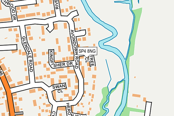 SP4 8NG map - OS OpenMap – Local (Ordnance Survey)