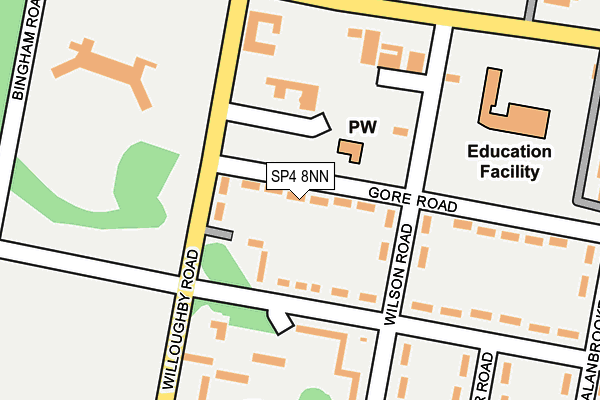 SP4 8NN map - OS OpenMap – Local (Ordnance Survey)