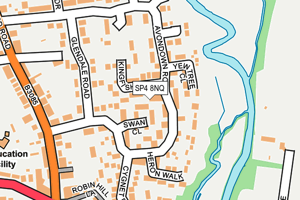 SP4 8NQ map - OS OpenMap – Local (Ordnance Survey)
