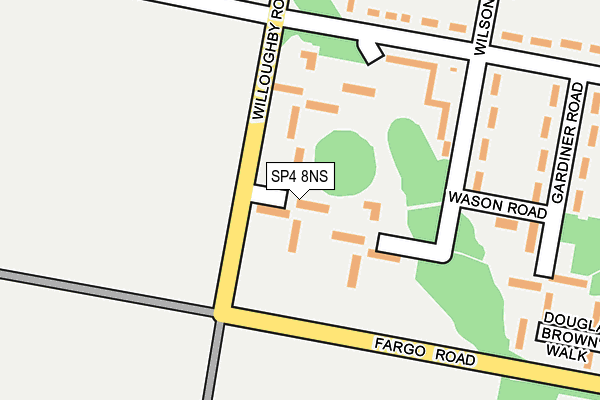 SP4 8NS map - OS OpenMap – Local (Ordnance Survey)