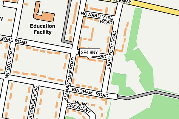 SP4 8NY map - OS OpenMap – Local (Ordnance Survey)