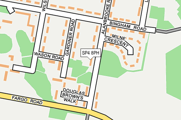 SP4 8PH map - OS OpenMap – Local (Ordnance Survey)