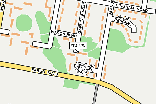 SP4 8PN map - OS OpenMap – Local (Ordnance Survey)