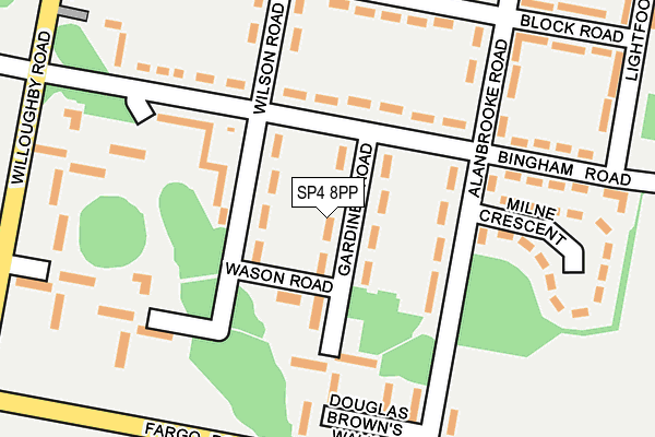 SP4 8PP map - OS OpenMap – Local (Ordnance Survey)