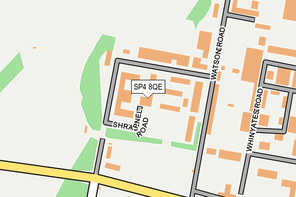 SP4 8QE map - OS OpenMap – Local (Ordnance Survey)