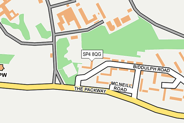 SP4 8QG map - OS OpenMap – Local (Ordnance Survey)