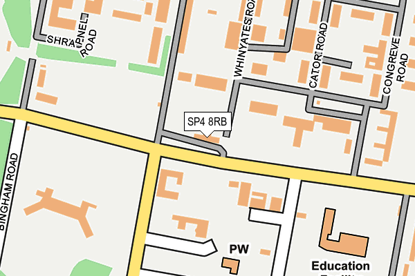 SP4 8RB map - OS OpenMap – Local (Ordnance Survey)
