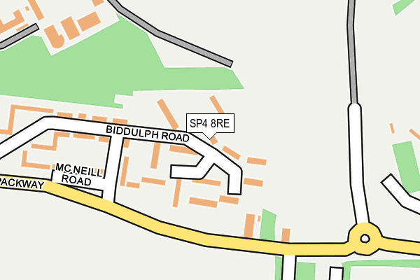 SP4 8RE map - OS OpenMap – Local (Ordnance Survey)