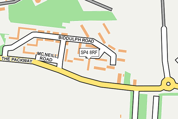 SP4 8RF map - OS OpenMap – Local (Ordnance Survey)