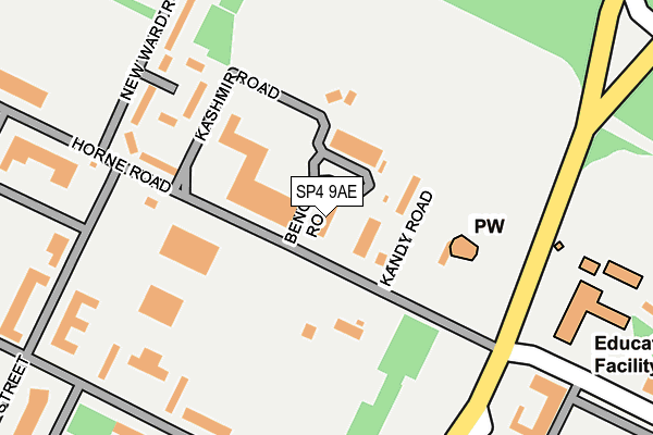 SP4 9AE map - OS OpenMap – Local (Ordnance Survey)