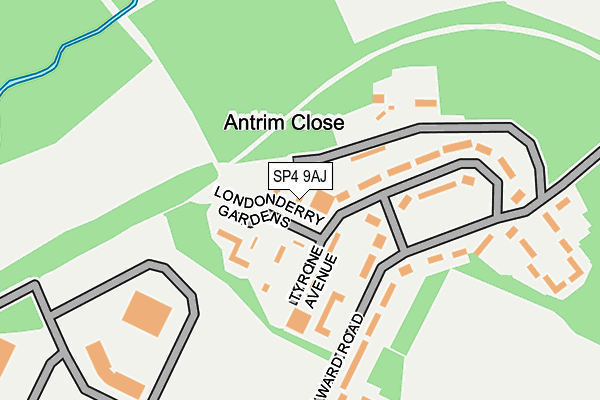 SP4 9AJ map - OS OpenMap – Local (Ordnance Survey)