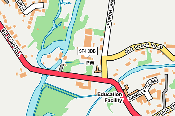 SP4 9DB map - OS OpenMap – Local (Ordnance Survey)