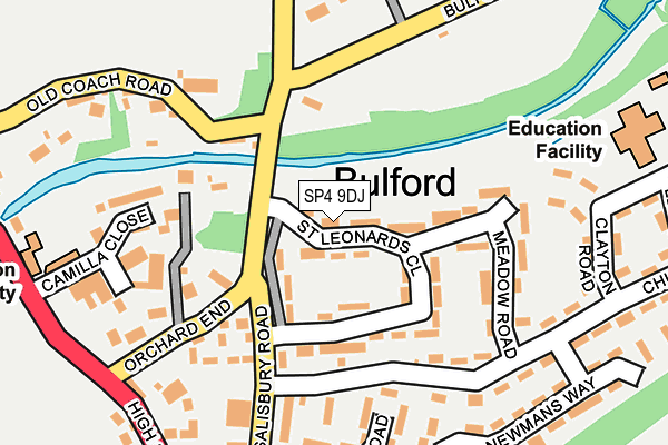 SP4 9DJ map - OS OpenMap – Local (Ordnance Survey)