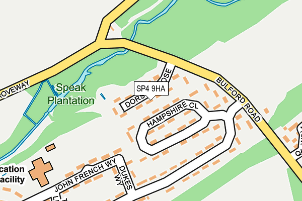 SP4 9HA map - OS OpenMap – Local (Ordnance Survey)