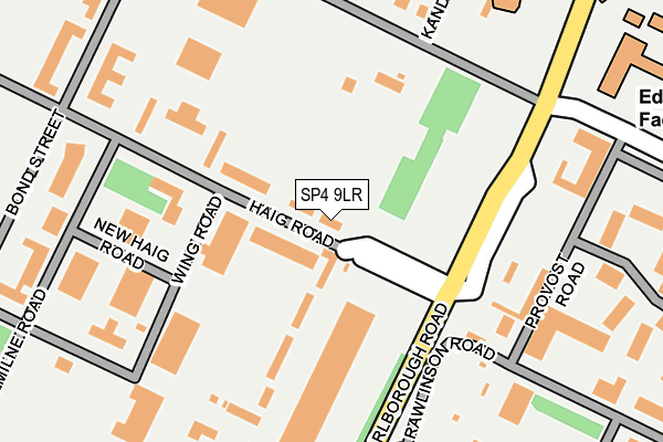 SP4 9LR map - OS OpenMap – Local (Ordnance Survey)