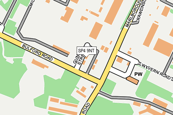 SP4 9NT map - OS OpenMap – Local (Ordnance Survey)