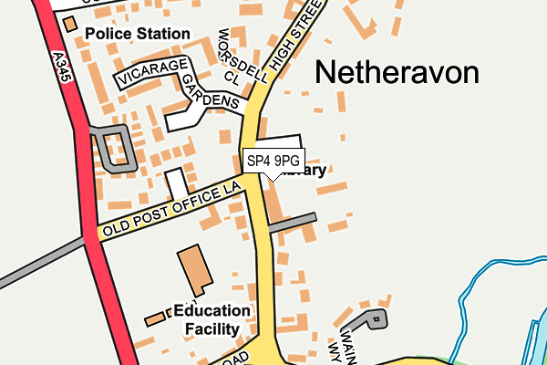 SP4 9PG map - OS OpenMap – Local (Ordnance Survey)