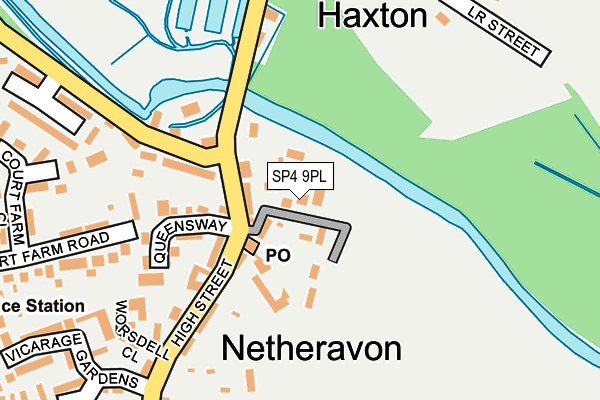 SP4 9PL map - OS OpenMap – Local (Ordnance Survey)