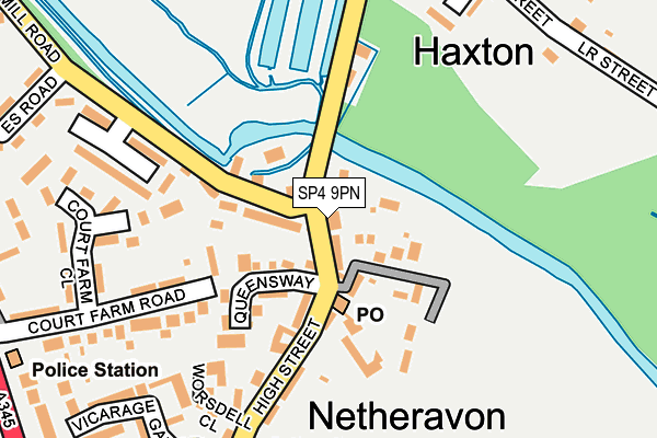 SP4 9PN map - OS OpenMap – Local (Ordnance Survey)