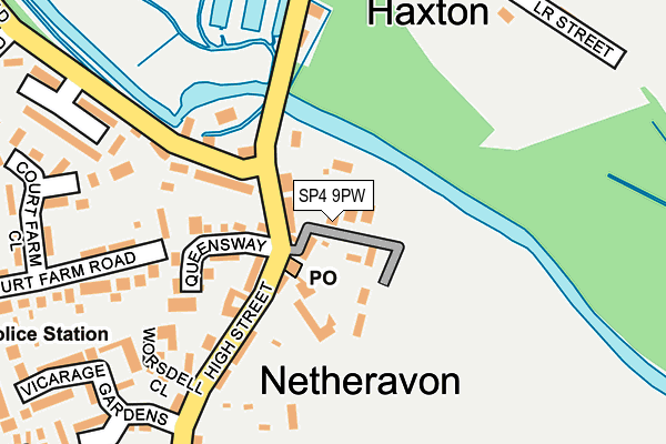 SP4 9PW map - OS OpenMap – Local (Ordnance Survey)