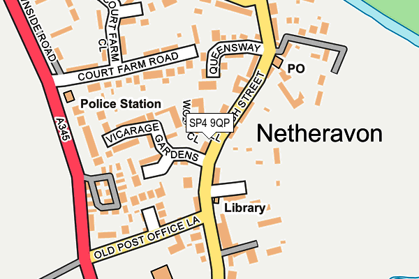 SP4 9QP map - OS OpenMap – Local (Ordnance Survey)