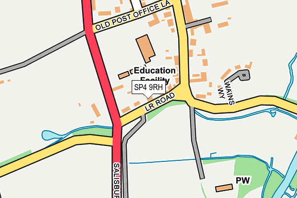 SP4 9RH map - OS OpenMap – Local (Ordnance Survey)