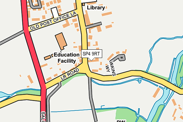 SP4 9RT map - OS OpenMap – Local (Ordnance Survey)
