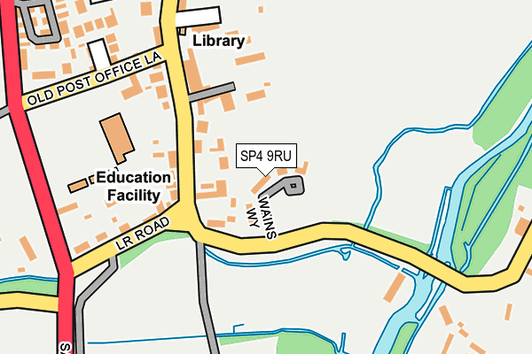 SP4 9RU map - OS OpenMap – Local (Ordnance Survey)