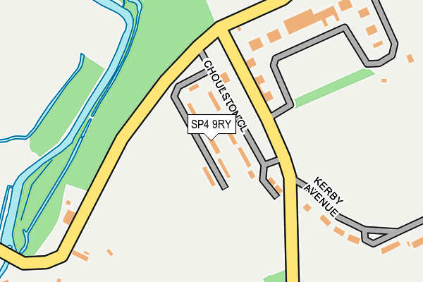 SP4 9RY map - OS OpenMap – Local (Ordnance Survey)