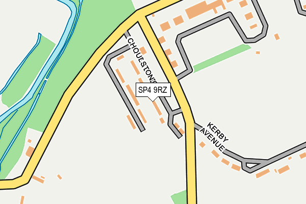 SP4 9RZ map - OS OpenMap – Local (Ordnance Survey)