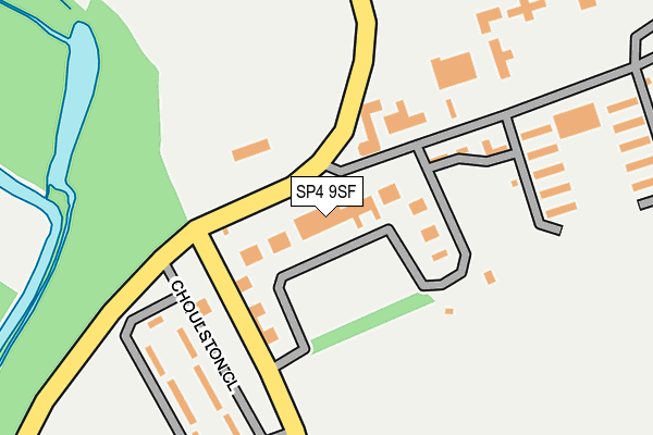SP4 9SF map - OS OpenMap – Local (Ordnance Survey)