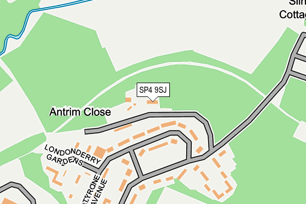 SP4 9SJ map - OS OpenMap – Local (Ordnance Survey)