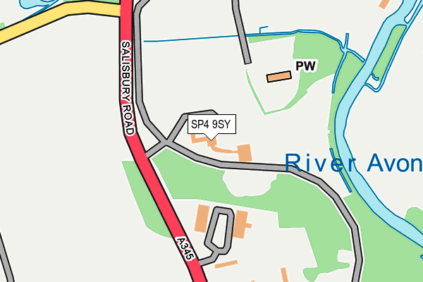 SP4 9SY map - OS OpenMap – Local (Ordnance Survey)