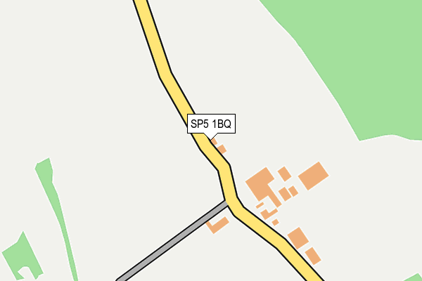 SP5 1BQ map - OS OpenMap – Local (Ordnance Survey)