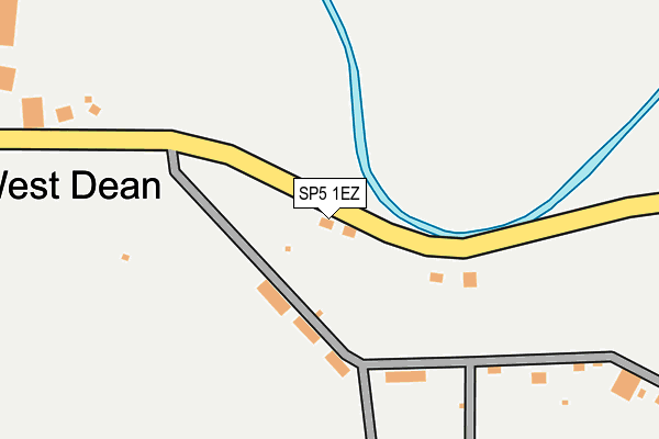 SP5 1EZ map - OS OpenMap – Local (Ordnance Survey)