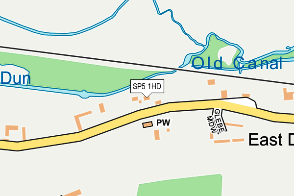 SP5 1HD map - OS OpenMap – Local (Ordnance Survey)
