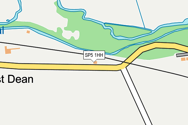 SP5 1HH map - OS OpenMap – Local (Ordnance Survey)
