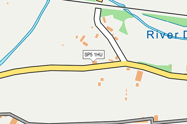 SP5 1HU map - OS OpenMap – Local (Ordnance Survey)