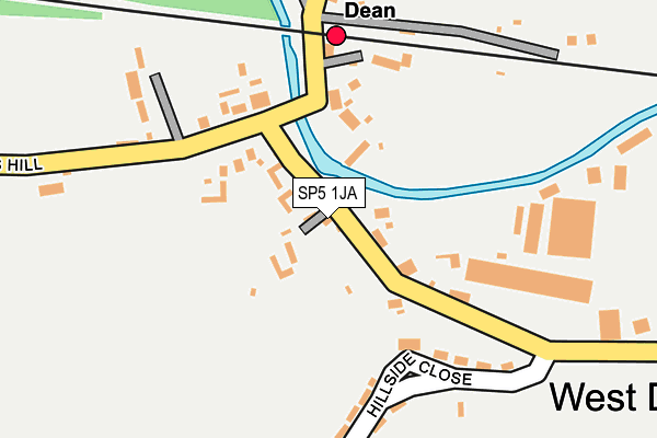 SP5 1JA map - OS OpenMap – Local (Ordnance Survey)