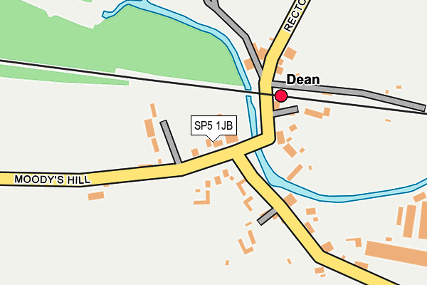 SP5 1JB map - OS OpenMap – Local (Ordnance Survey)