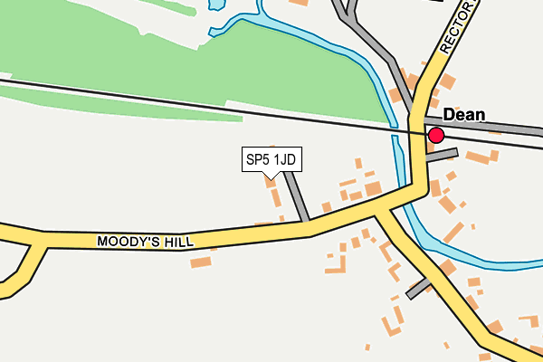 SP5 1JD map - OS OpenMap – Local (Ordnance Survey)