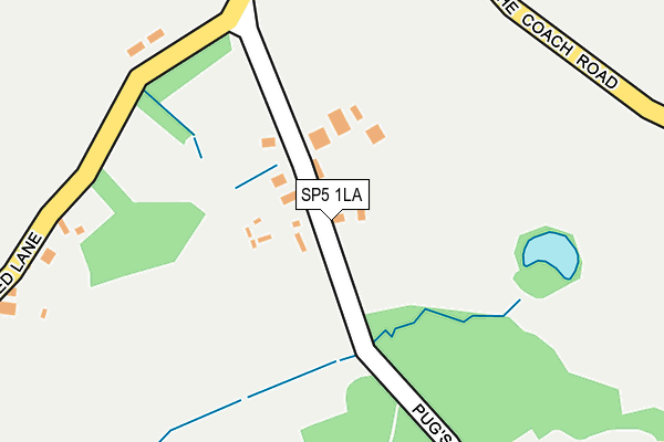 SP5 1LA map - OS OpenMap – Local (Ordnance Survey)