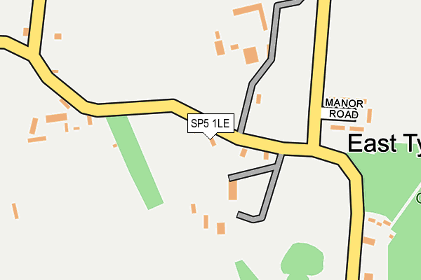 SP5 1LE map - OS OpenMap – Local (Ordnance Survey)