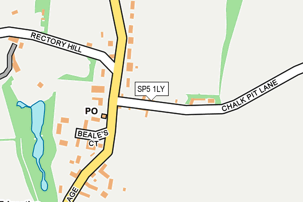 SP5 1LY map - OS OpenMap – Local (Ordnance Survey)