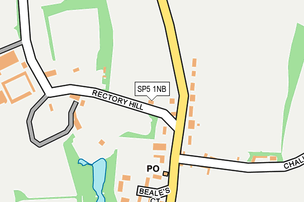 SP5 1NB map - OS OpenMap – Local (Ordnance Survey)