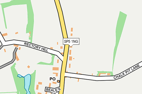 SP5 1NG map - OS OpenMap – Local (Ordnance Survey)