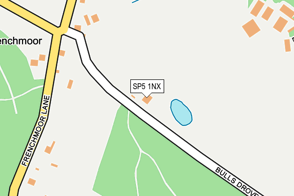 SP5 1NX map - OS OpenMap – Local (Ordnance Survey)
