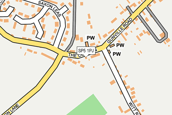 SP5 1PJ map - OS OpenMap – Local (Ordnance Survey)