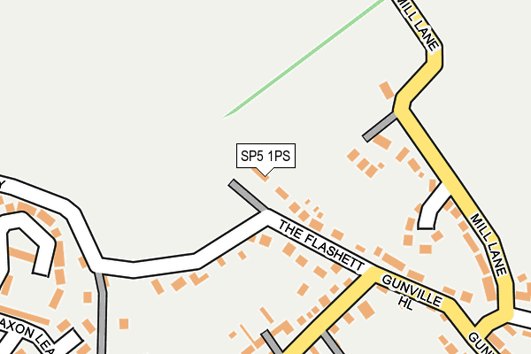 SP5 1PS map - OS OpenMap – Local (Ordnance Survey)